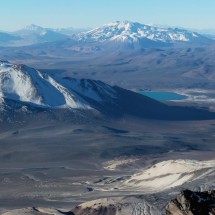 View to Laguna Verde, 2600 meters below